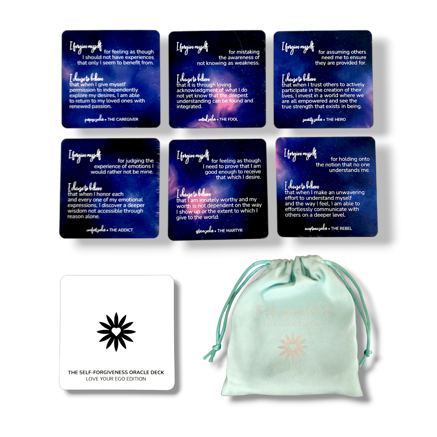6 DECK COMPLETE BUNDLE - The Self-Forgiveness Oracle Deck (3 Decks) + Self-Parenting Oracle Deck (2 Decks) + Self-Realization Oracle Deck